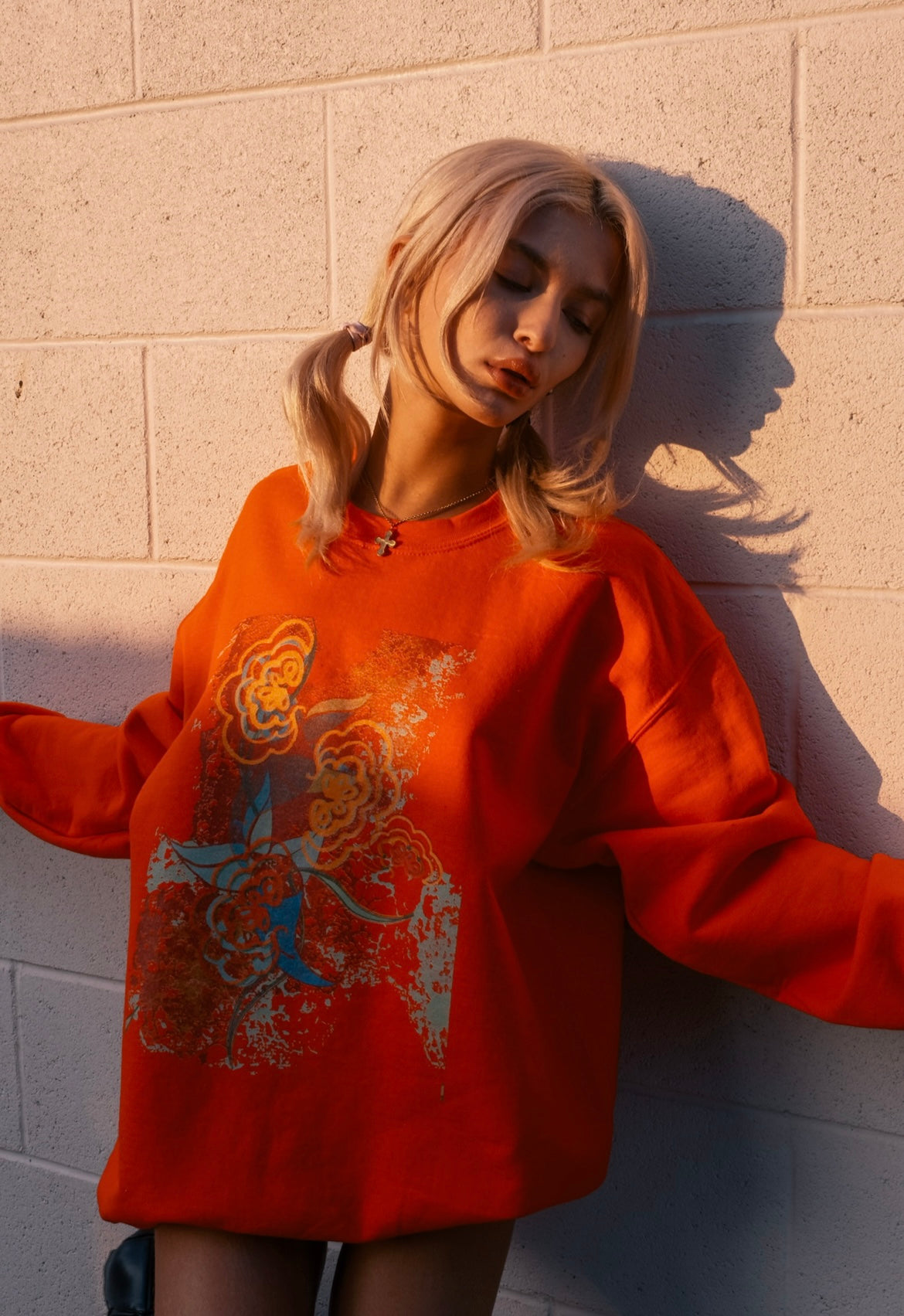 CozySin Orange Sweater