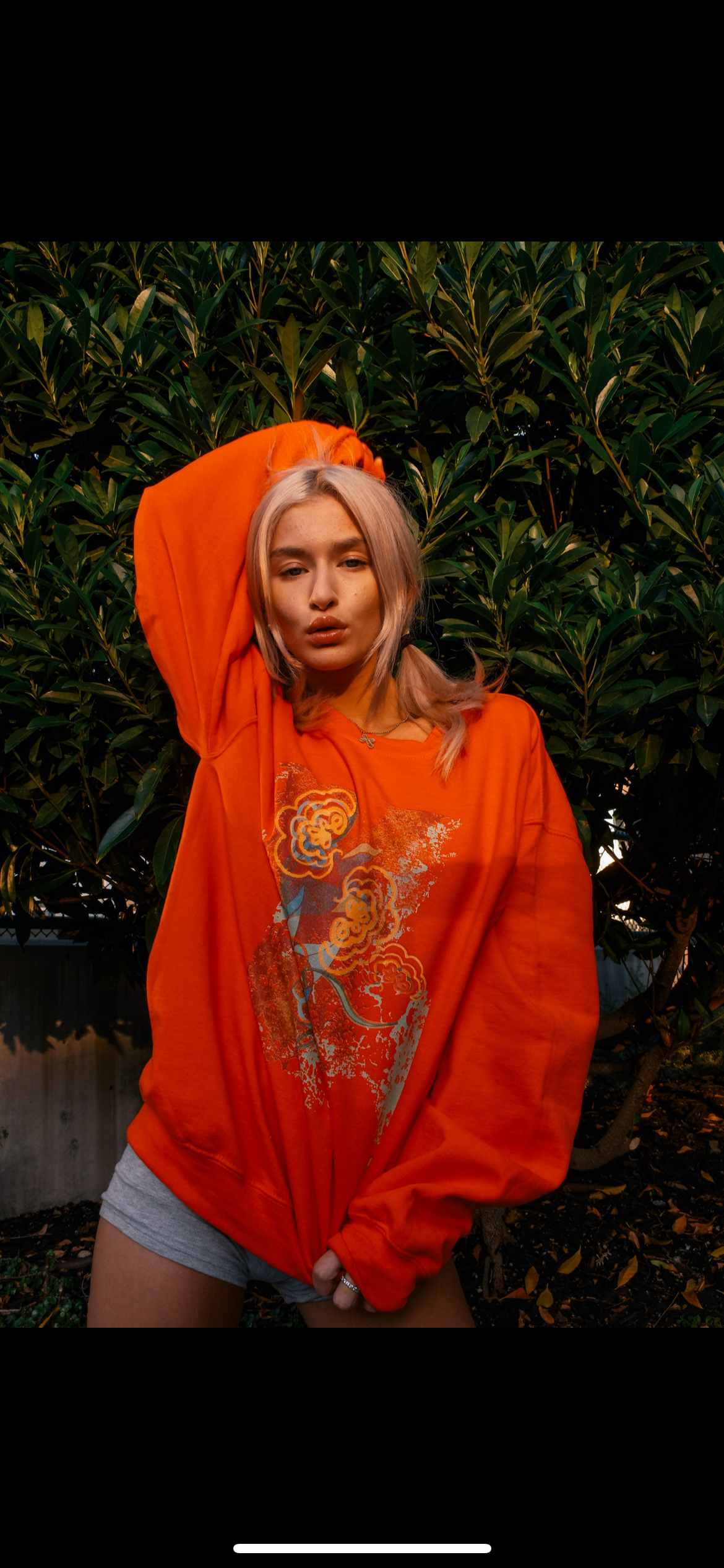 CozySin Orange Sweater
