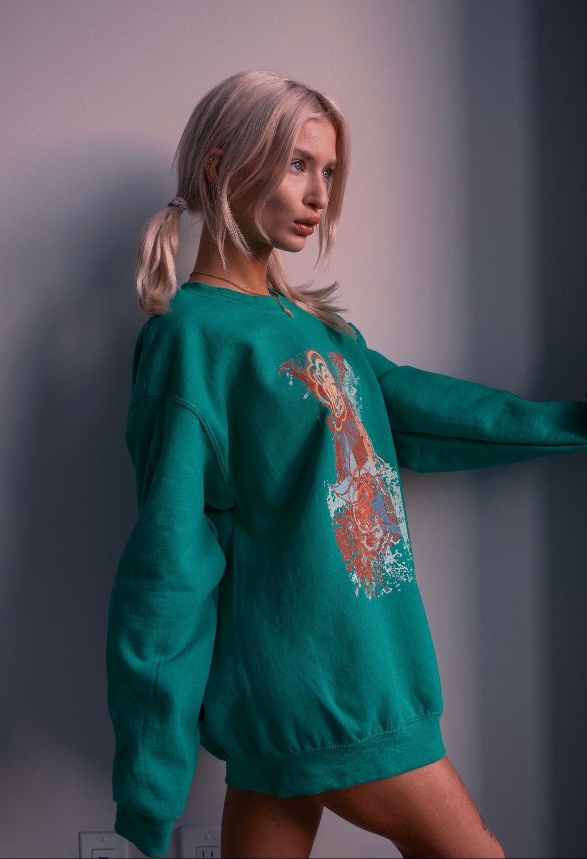 CozySin Teal Sweater
