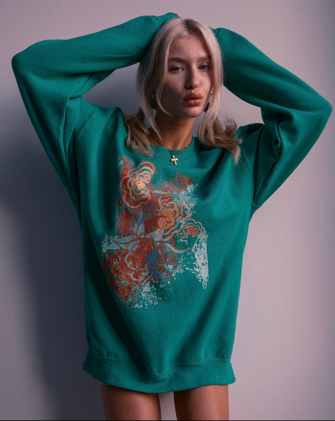 CozySin Teal Sweater