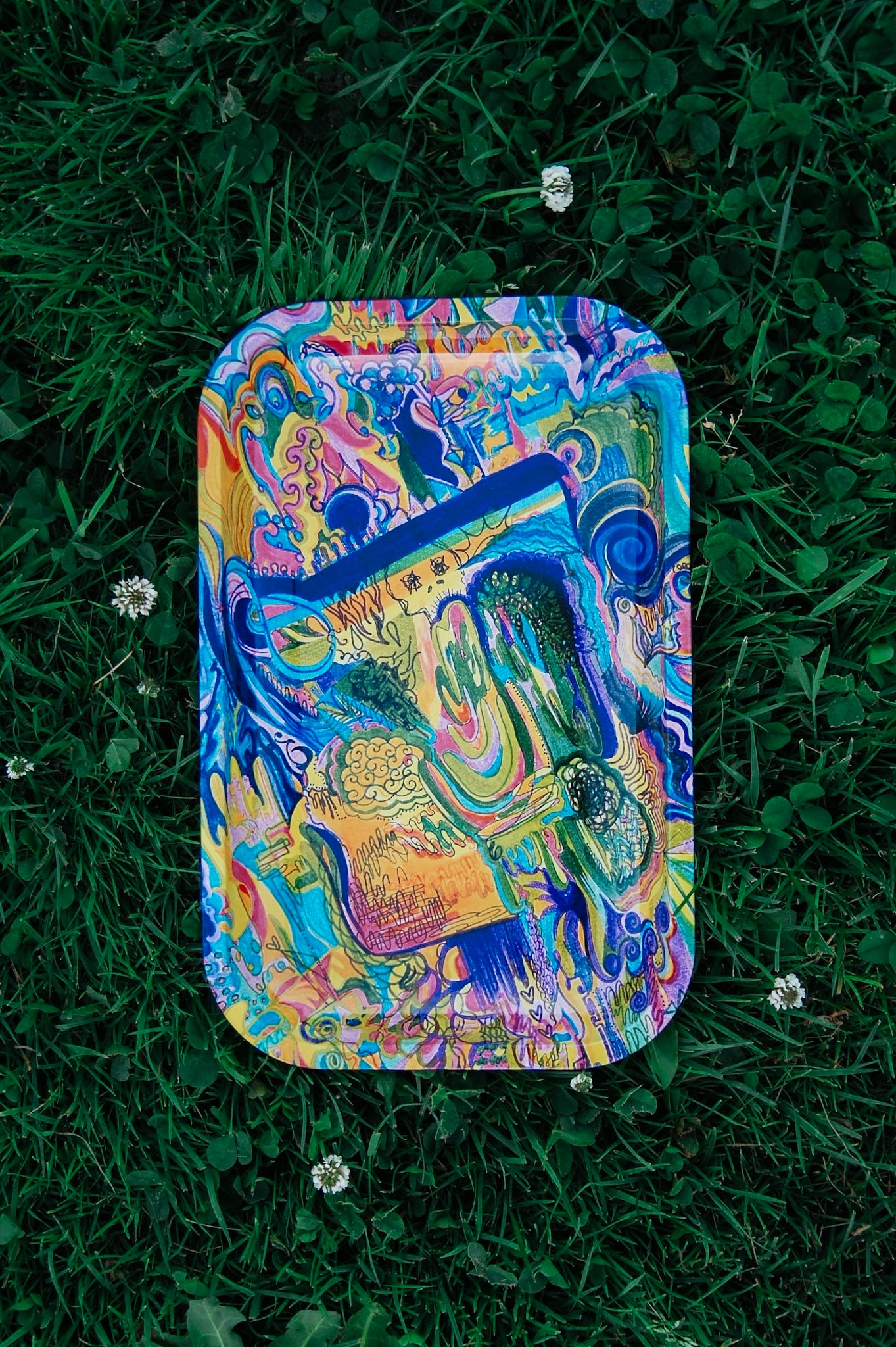 Petite Skulls Rolling Tray