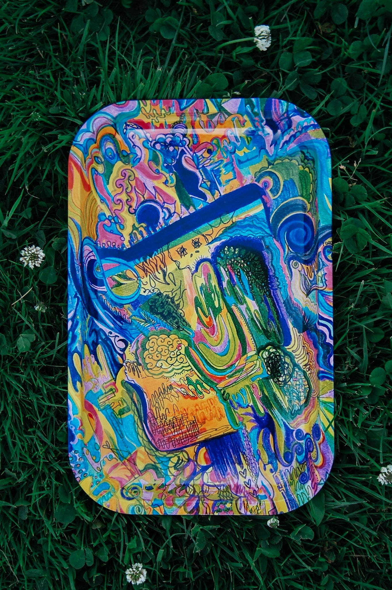 Petite Skulls Rolling Tray